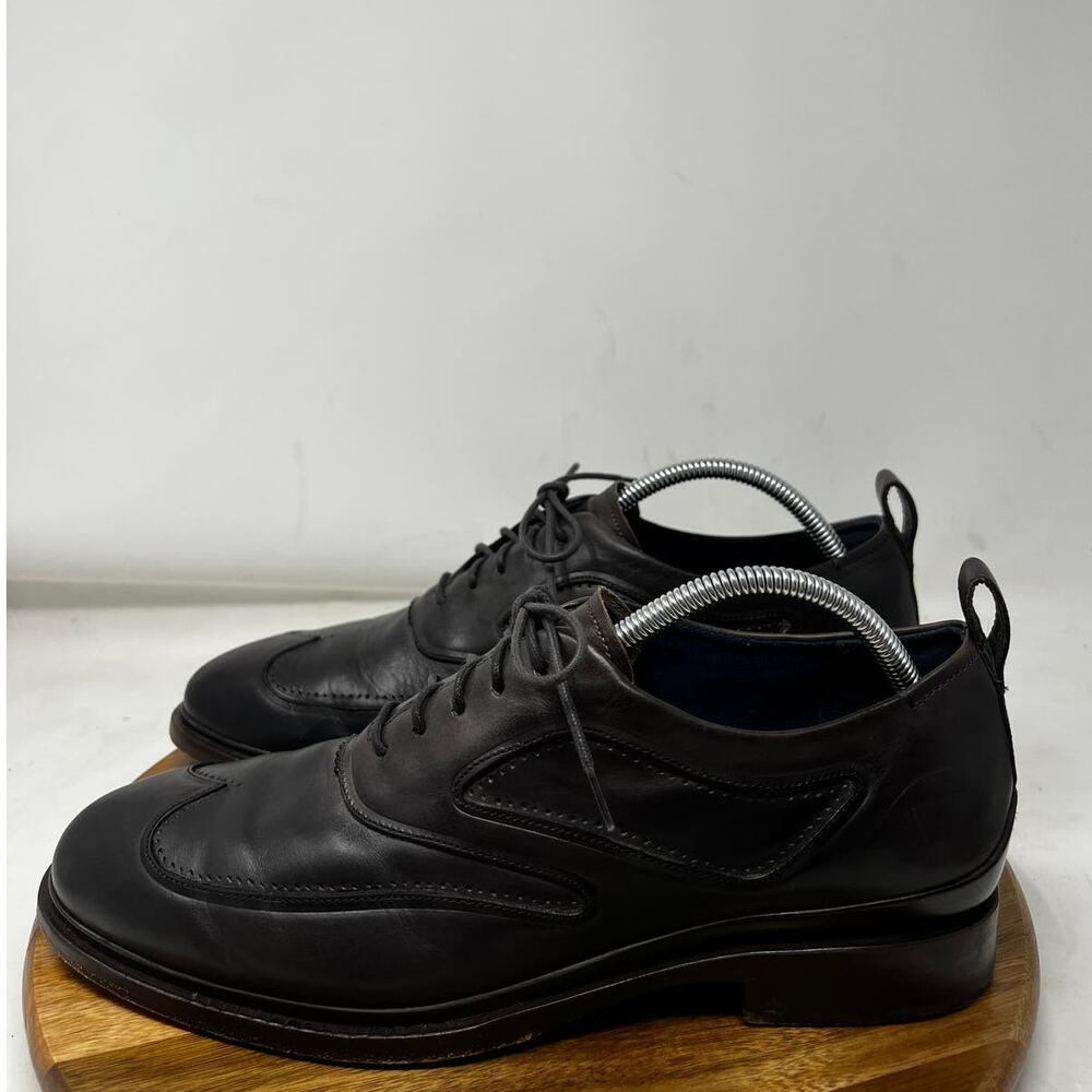 Cole Haan‎ Washington Oxford Mens 9.5 M Grand 2.0 Metallic Pewter Brown - Picture 7 of 12